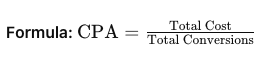 CPA Calculate Formula