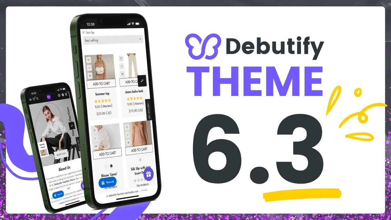 Debutify Theme 6.3 Update