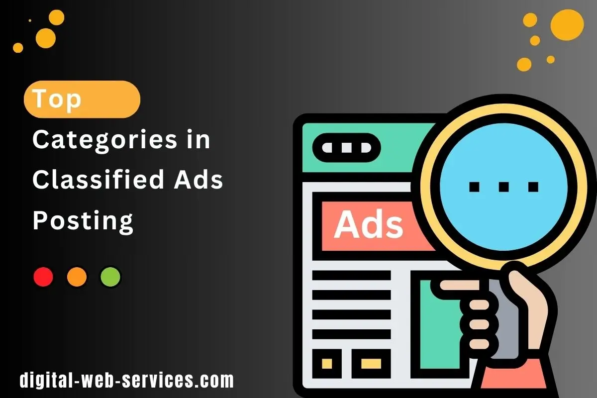 Top Categories in Classified Ads Posting