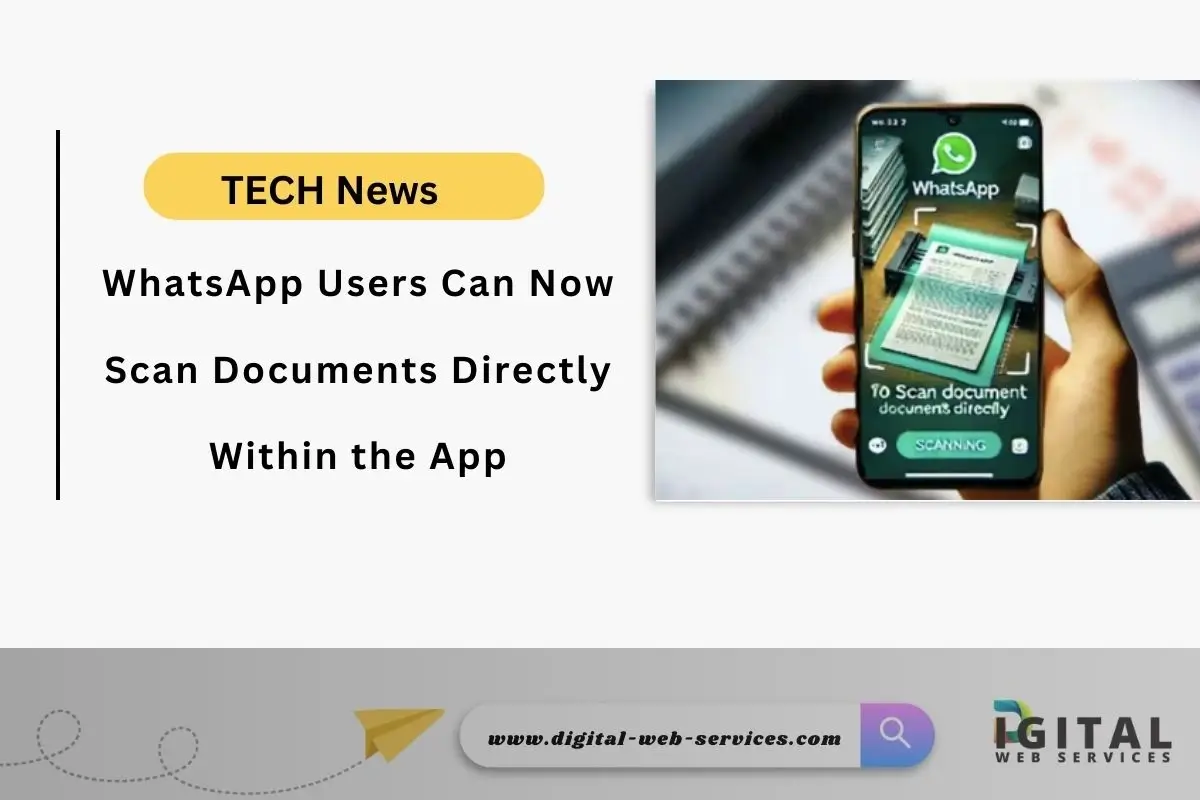 WhatsApp Users Can Scan Documents